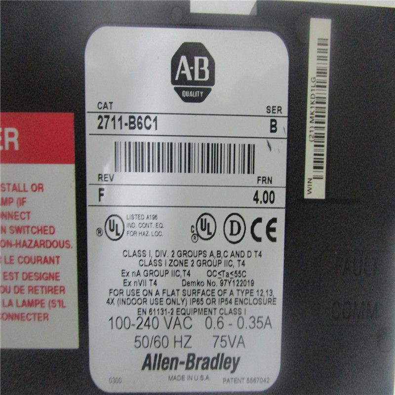 AB罗克韦尔2711P-B6C5D